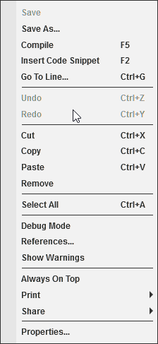 NinjaScriptEditorContextMenu