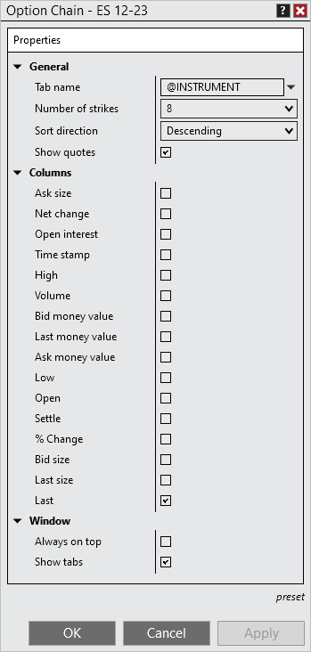 OptionChain10
